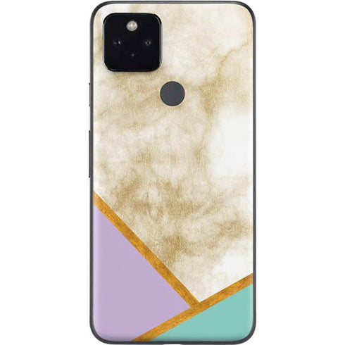 Angled Marble Google Pixel 4a 5G Skin